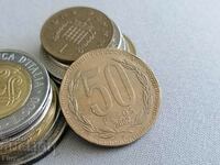Монета - Чили - 50 песос | 2002г.