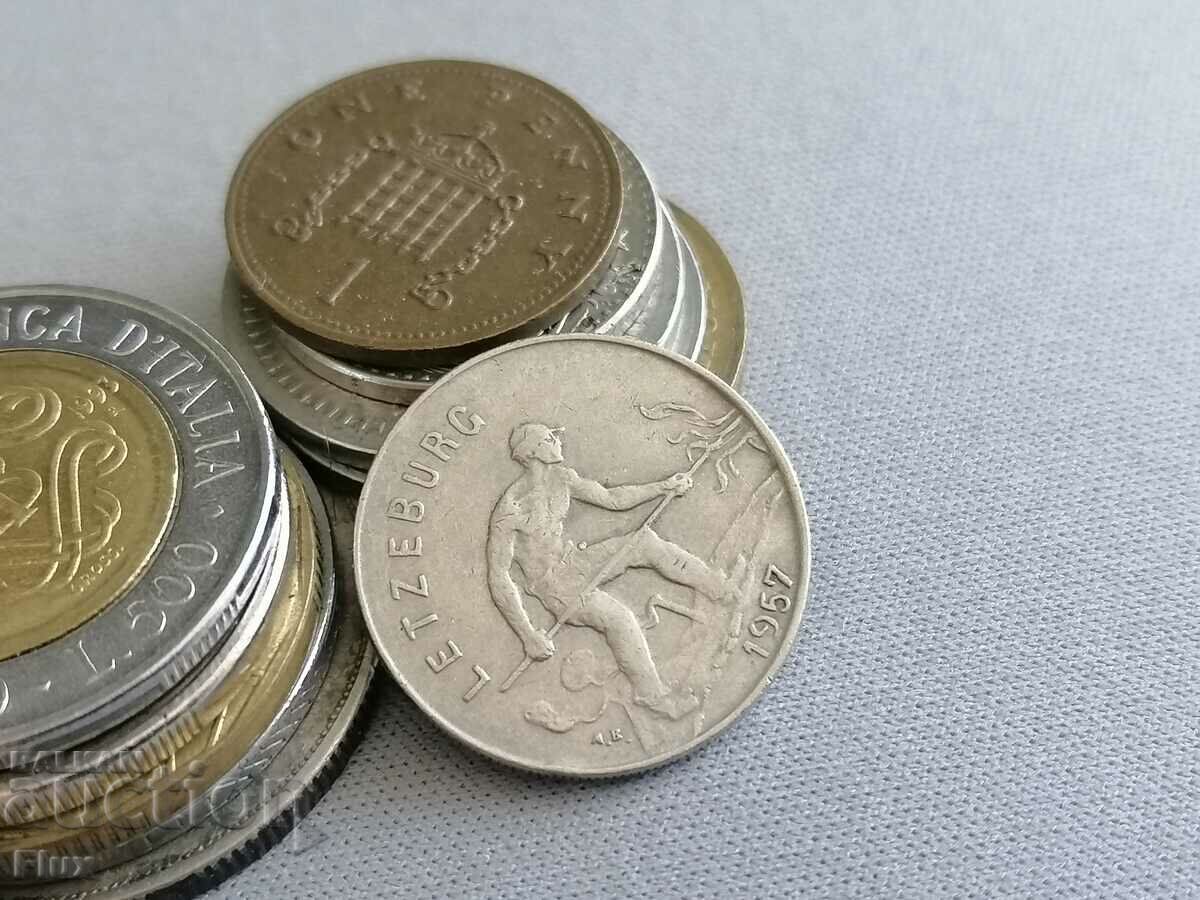Coin - Luxembourg - 1 franc 1957 with price 1.90 BGN | € 0.97 Coin - Luxembourg - 1 franc 1957 with price 1.90 BGN | € 0.97