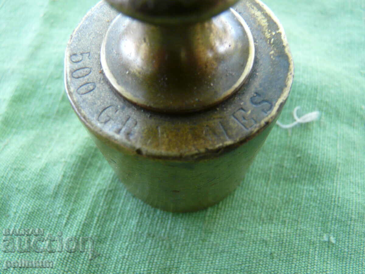 Auction  Old bronze scale weight