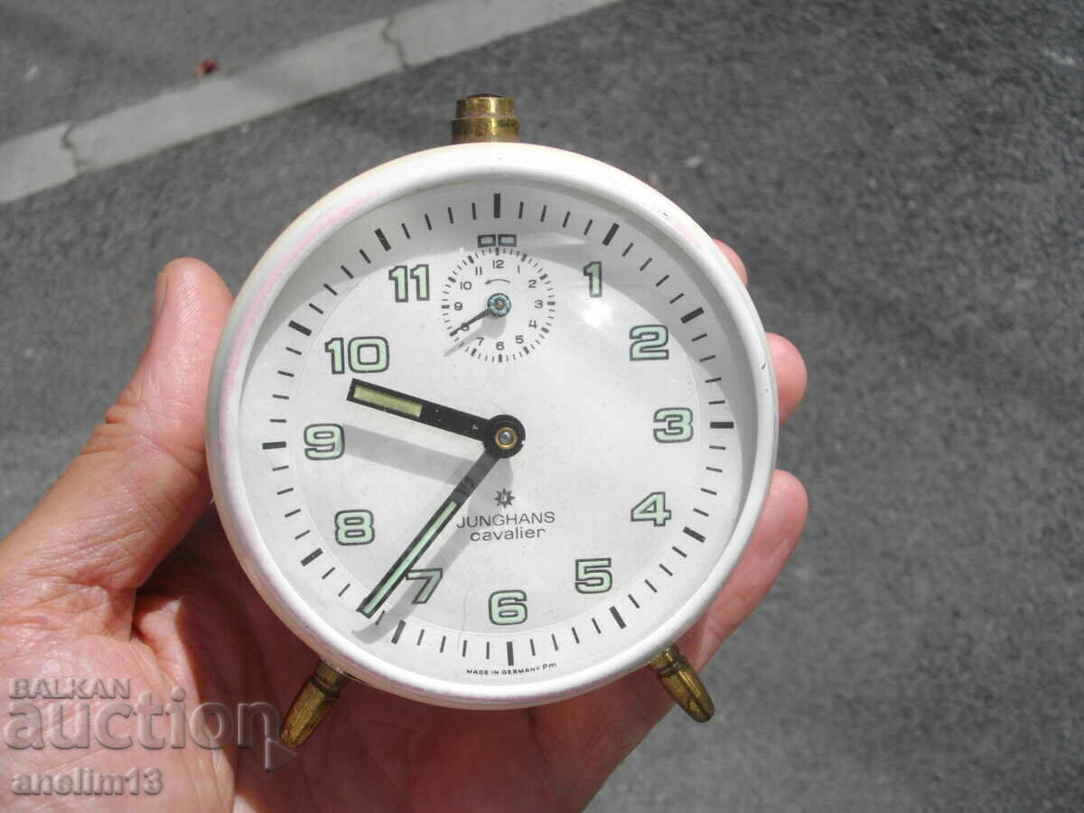 Auction JUNGHANS CAVALIER COLLECTIBLE ALARM CLOCK Auction JUNGHANS CAVALIER COLLECTIBLE ALARM CLOCK