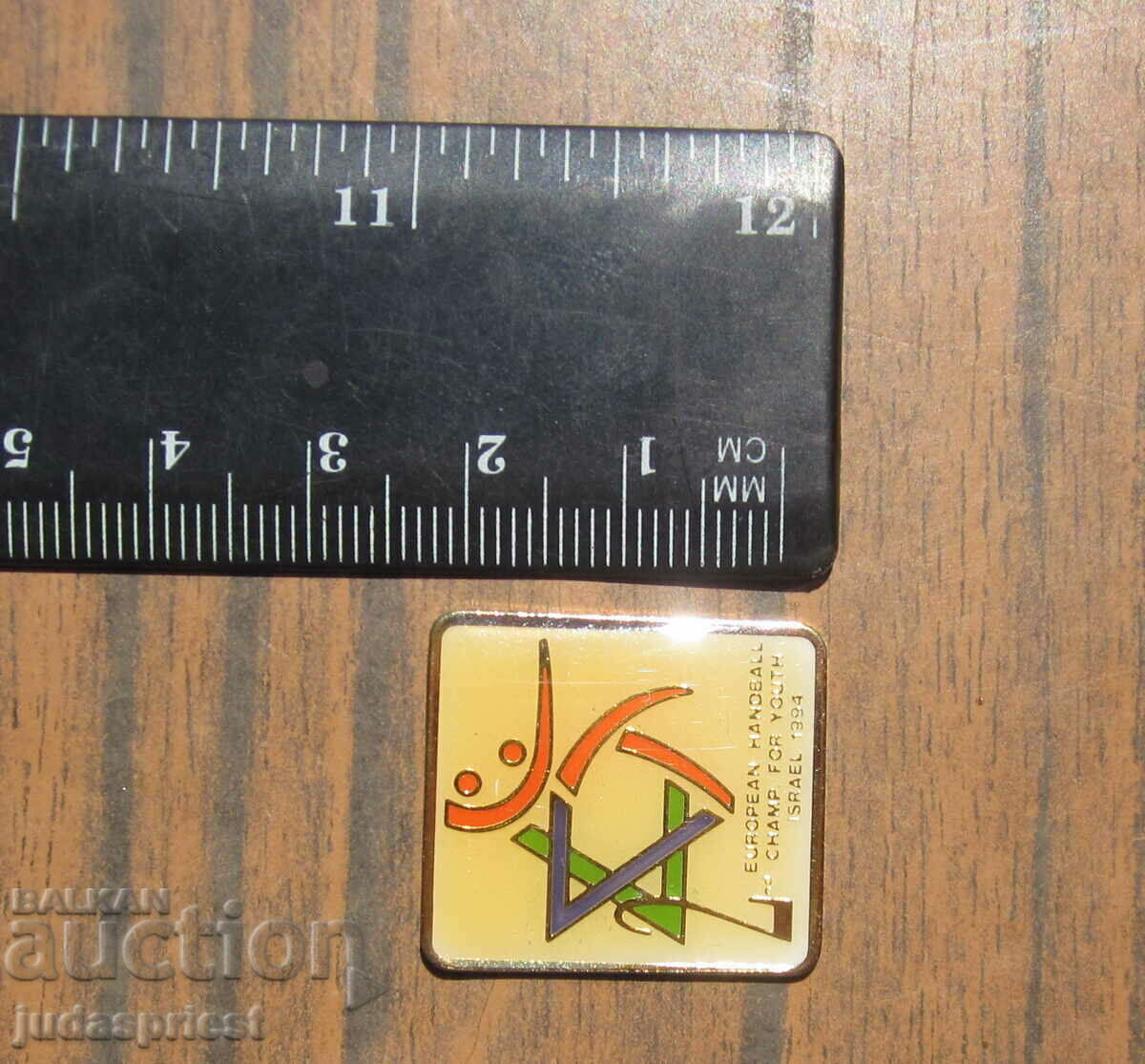 Auction badge from the 1994 World Handball Championship Auction badge from the 1994 World Handball Championship