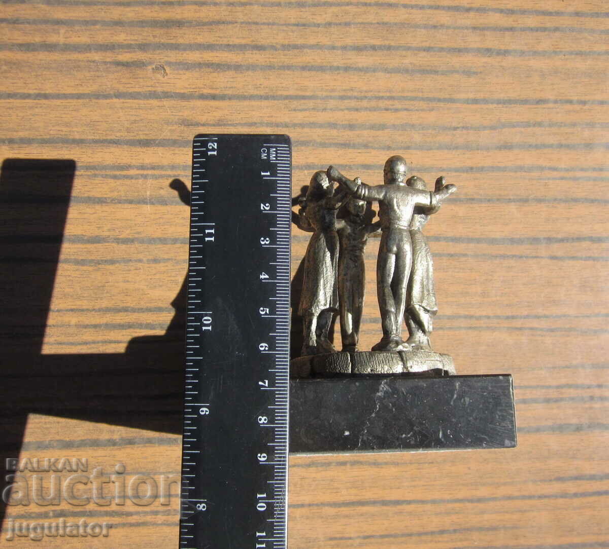 old Bulgarian folk figure figurine people dance costumes - 7