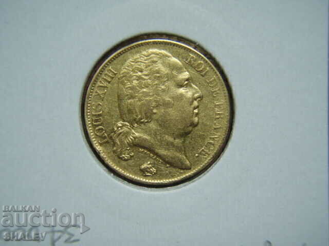 20 franci 1819 Q Franța - AU (aur) - 5 20 franci 1819 Q Franța - AU (aur) - 5