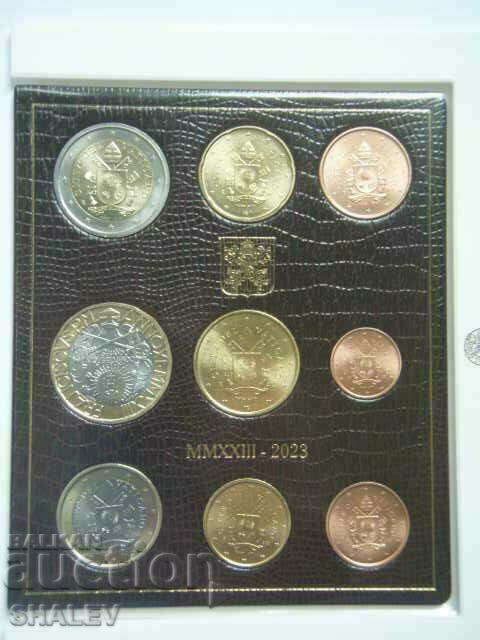 Vaticana 2023 - series of 9 Vatican coins / RARE !!! - Unc