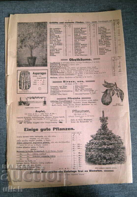 1907-1908 lista de preturi legume fructe si legume cu preț 20.00 BGN | € 10.23 1907-1908 lista de preturi legume fructe si legume cu preț 20.00 BGN | € 10.23