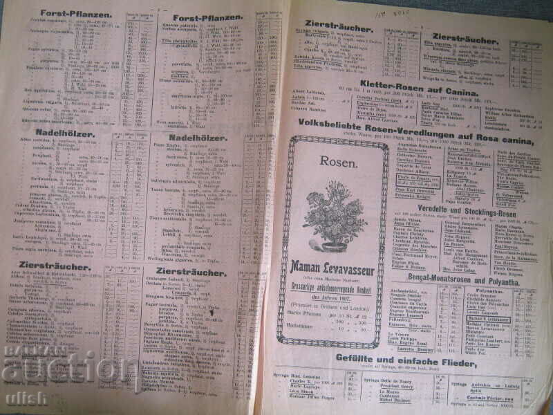 Licitație 1907-1908 lista de preturi legume fructe si legume Licitație 1907-1908 lista de preturi legume fructe si legume
