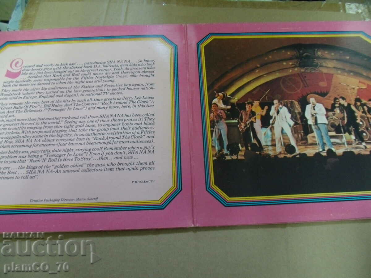 #*7076 old gramophone record The Best SHA NA NA-double album with price 10.00 BGN | € 5.11 #*7076 old gramophone record The Best SHA NA NA-double album with price 10.00 BGN | € 5.11