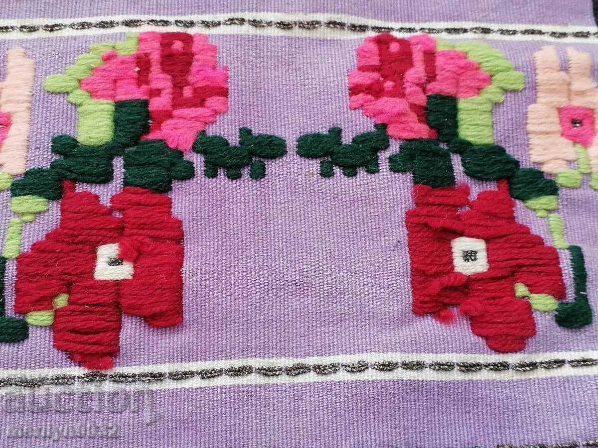 Șorț vechi țesut, brodat și brodat, costum sarma, sukman - 7