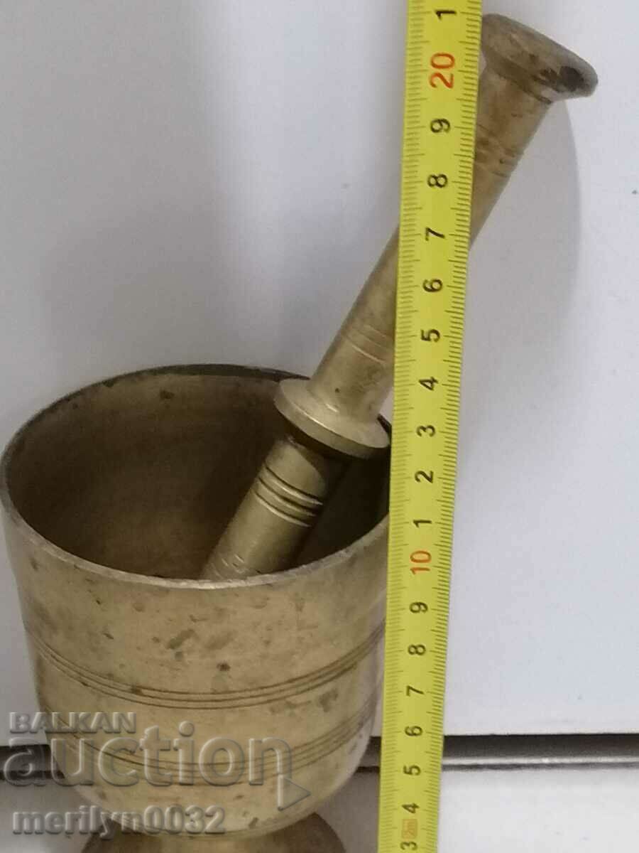 Old bronze mortar, pestle, mortar - 5 Old bronze mortar, pestle, mortar - 5