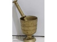 Old bronze mortar, pestle, mortar