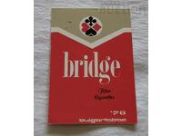 BULGARTABAK CIGARETTES BRIDGE CALENDAR 1976