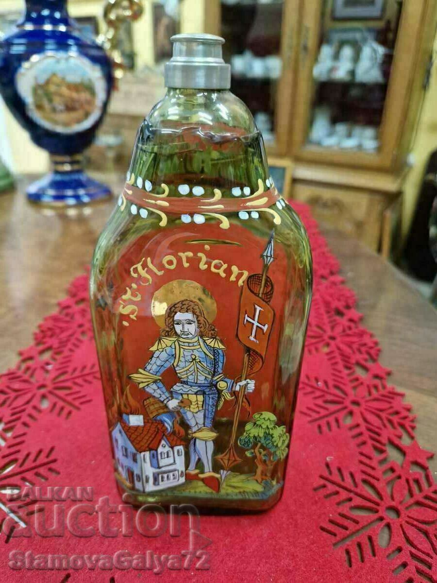 Unique antique German hand painted bottle with price 29.00 BGN | € 14.83 Unique antique German hand painted bottle with price 29.00 BGN | € 14.83