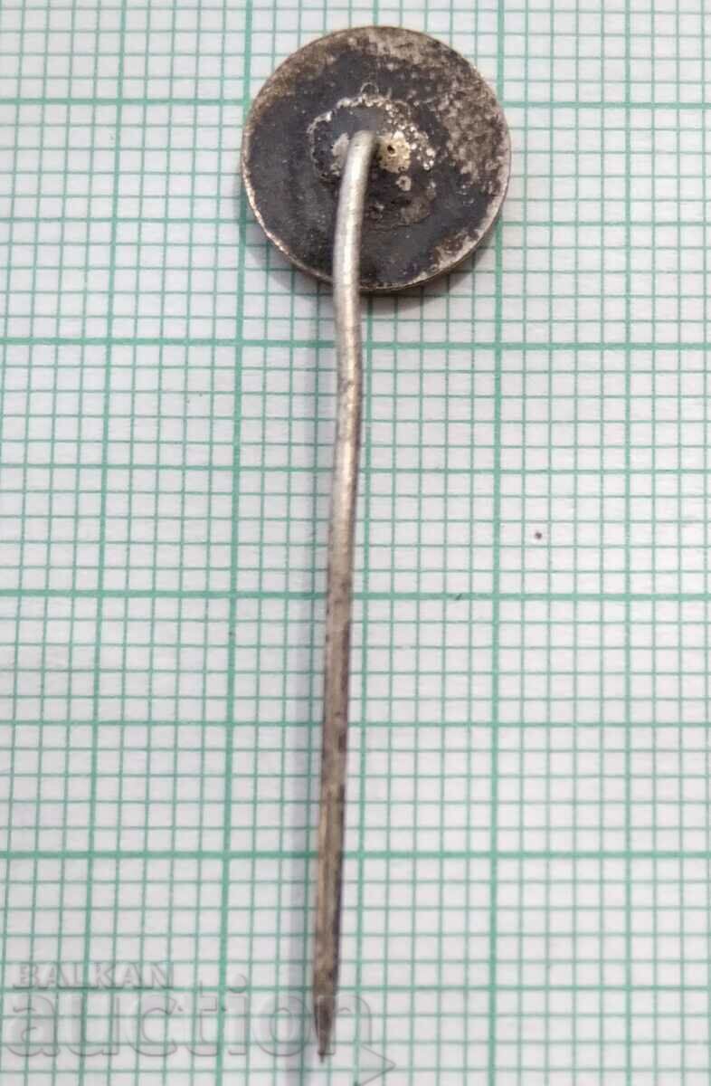 Auction 13628 Badge - Electro - bronze enamel Auction 13628 Badge - Electro - bronze enamel