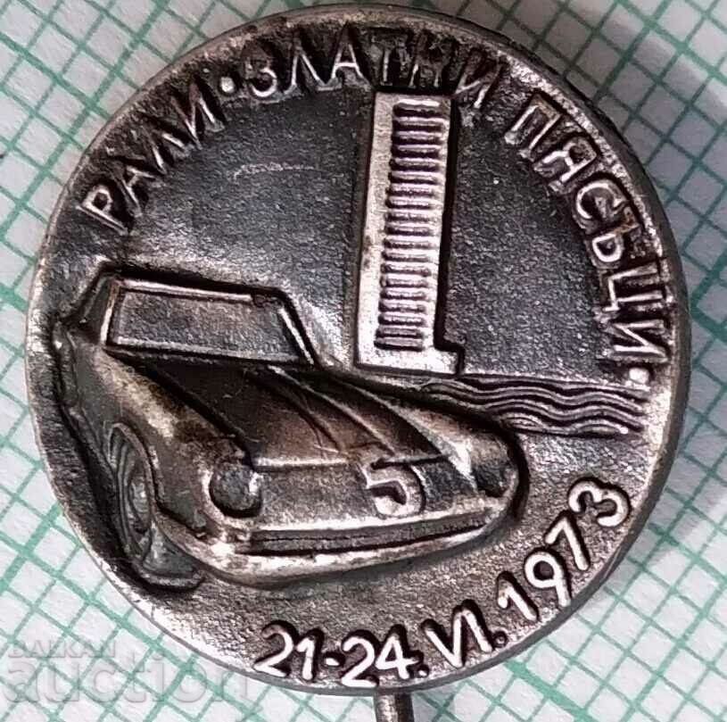 13650 Badge - Car Rally "Golden Sands 1973" with price 3.00 BGN | € 1.53 13650 Badge - Car Rally "Golden Sands 1973" with price 3.00 BGN | € 1.53
