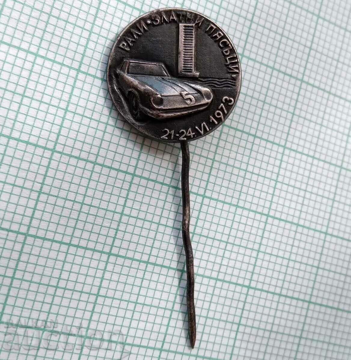 Auction 13650 Badge - Car Rally "Golden Sands 1973" Auction 13650 Badge - Car Rally "Golden Sands 1973"