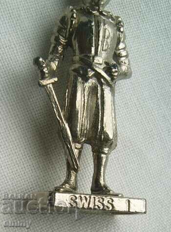 Delivery of Metal figurines Swiss soldiers figures - 4 pieces Delivery of Metal figurines Swiss soldiers figures - 4 pieces