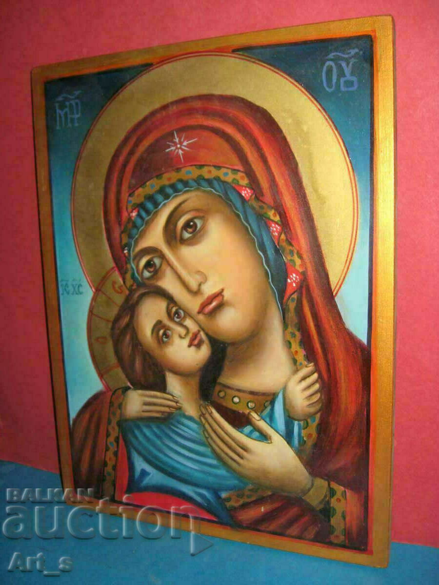 Παράδοση Παναγία και Παιδί μεγάλη επαγγελματικά κατασκευασμένη εικόνα Παράδοση Παναγία και Παιδί μεγάλη επαγγελματικά κατασκευασμένη εικόνα