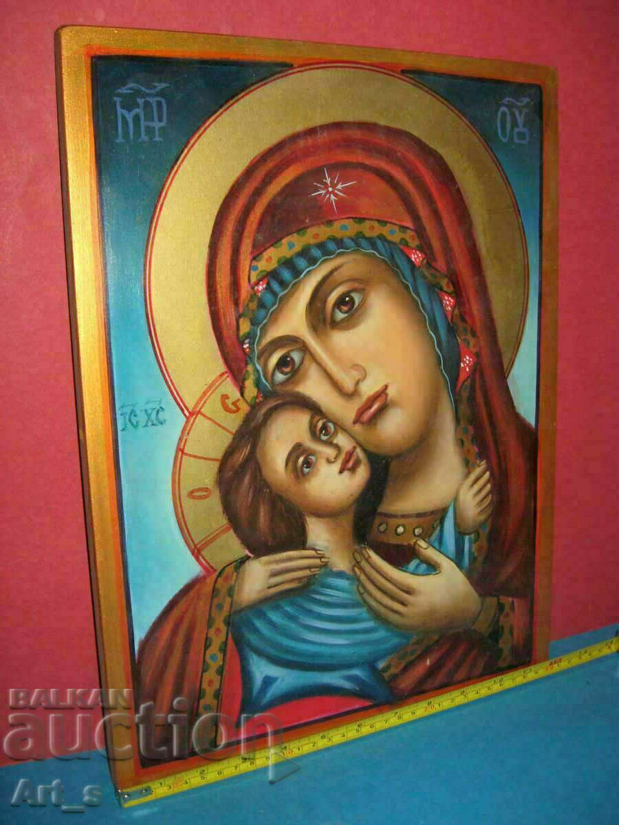 Παναγία και Παιδί μεγάλη επαγγελματικά κατασκευασμένη εικόνα - 6 Παναγία και Παιδί μεγάλη επαγγελματικά κατασκευασμένη εικόνα - 6