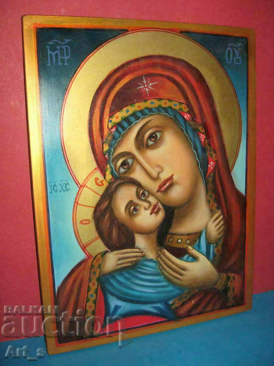 Virgin and Child large professionally made icon