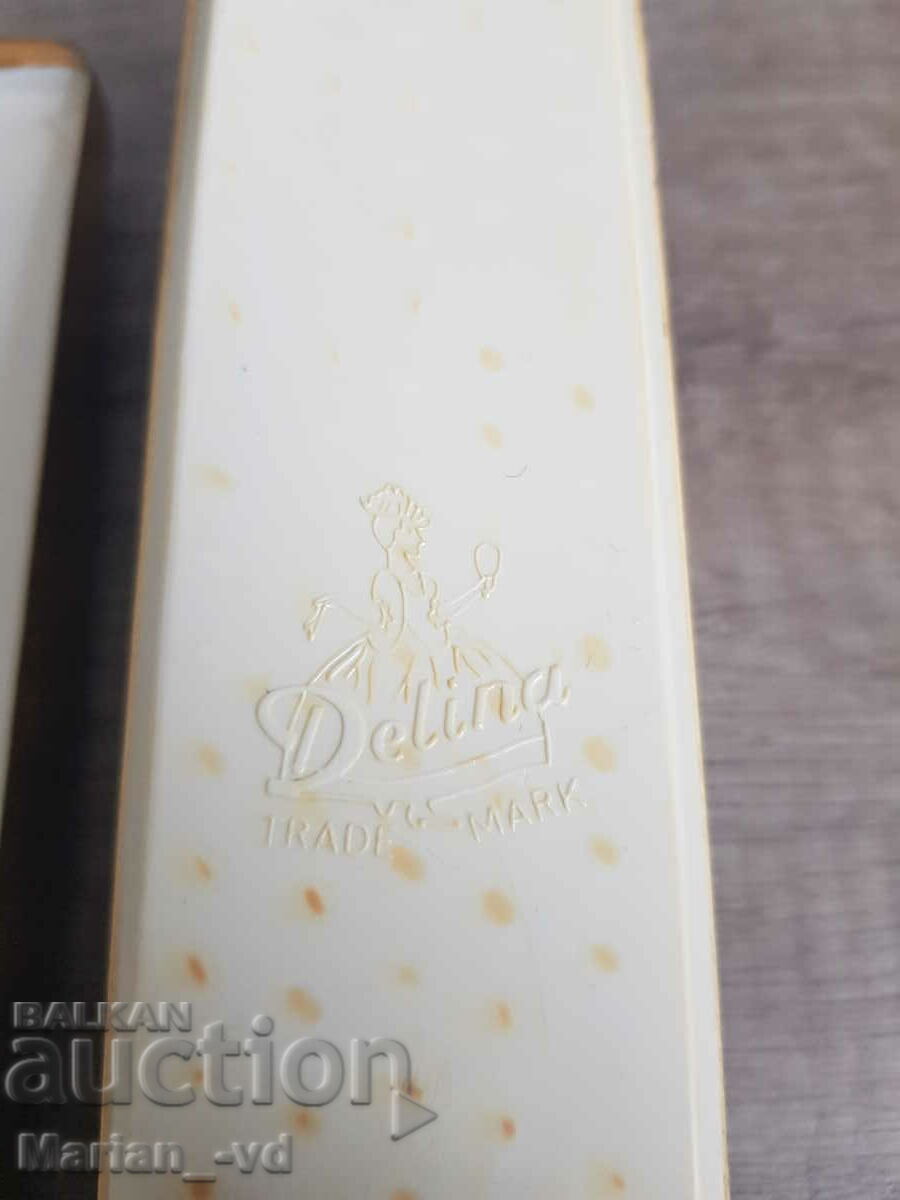 Retro set of women's hair brush and clothes brush - 7 Retro set of women's hair brush and clothes brush - 7