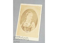 1900 Photo photograph hard cardboard woman famous person