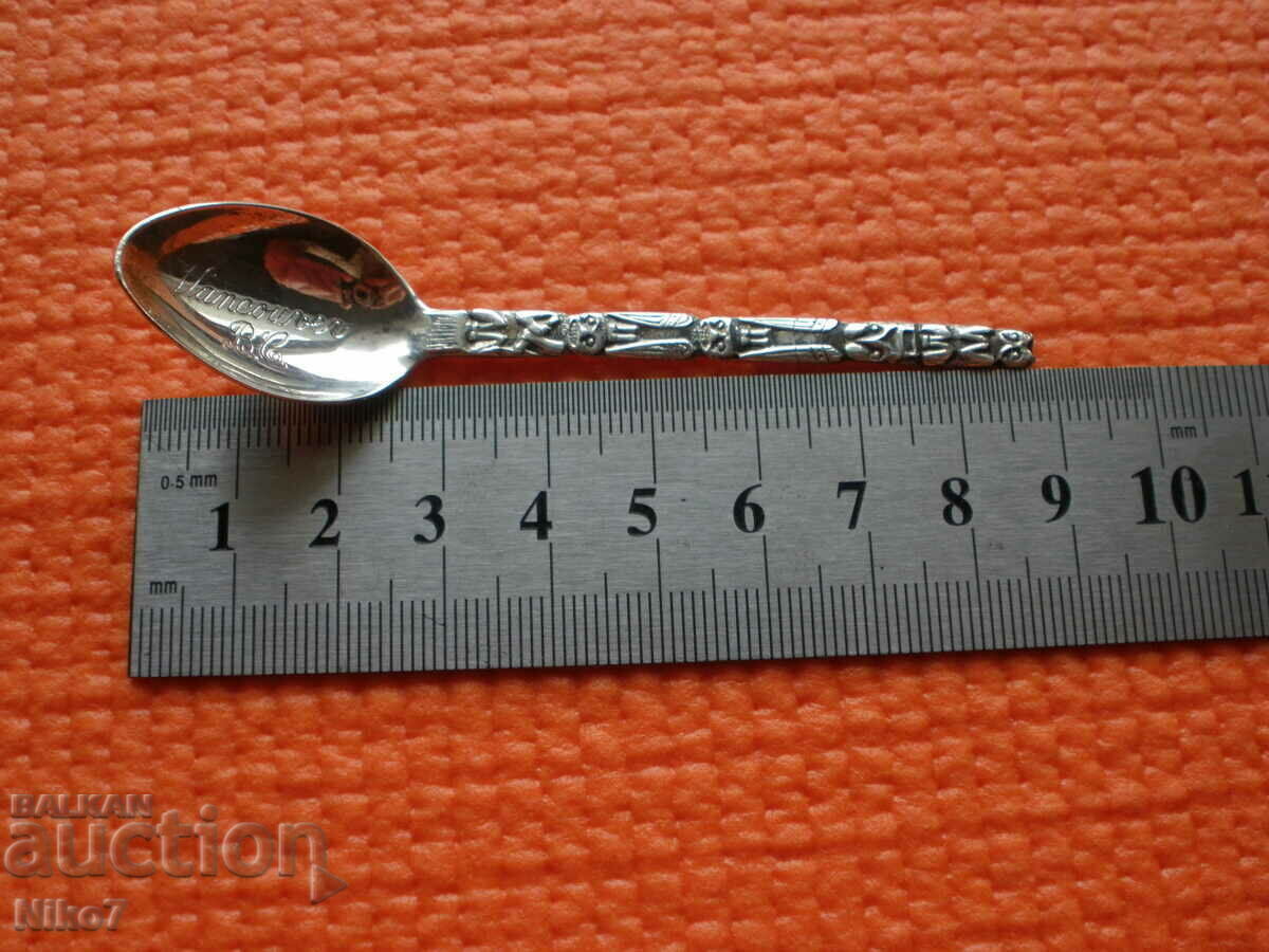 Old silver spoon - Canada. - 6