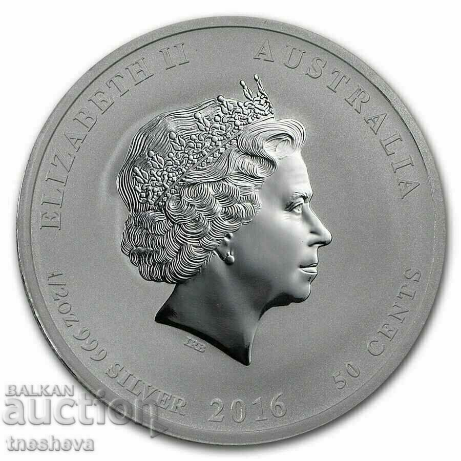 1/2 oz. Lunar Silver "Year of the Monkey" 2016 with price 120.00 BGN | € 61.36 1/2 oz. Lunar Silver "Year of the Monkey" 2016 with price 120.00 BGN | € 61.36