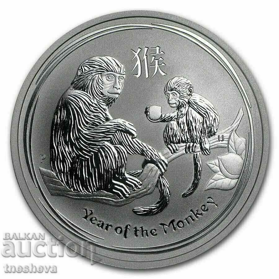 1/2 oz. Lunar Silver "Year of the Monkey" 2016 1/2 oz. Lunar Silver "Year of the Monkey" 2016