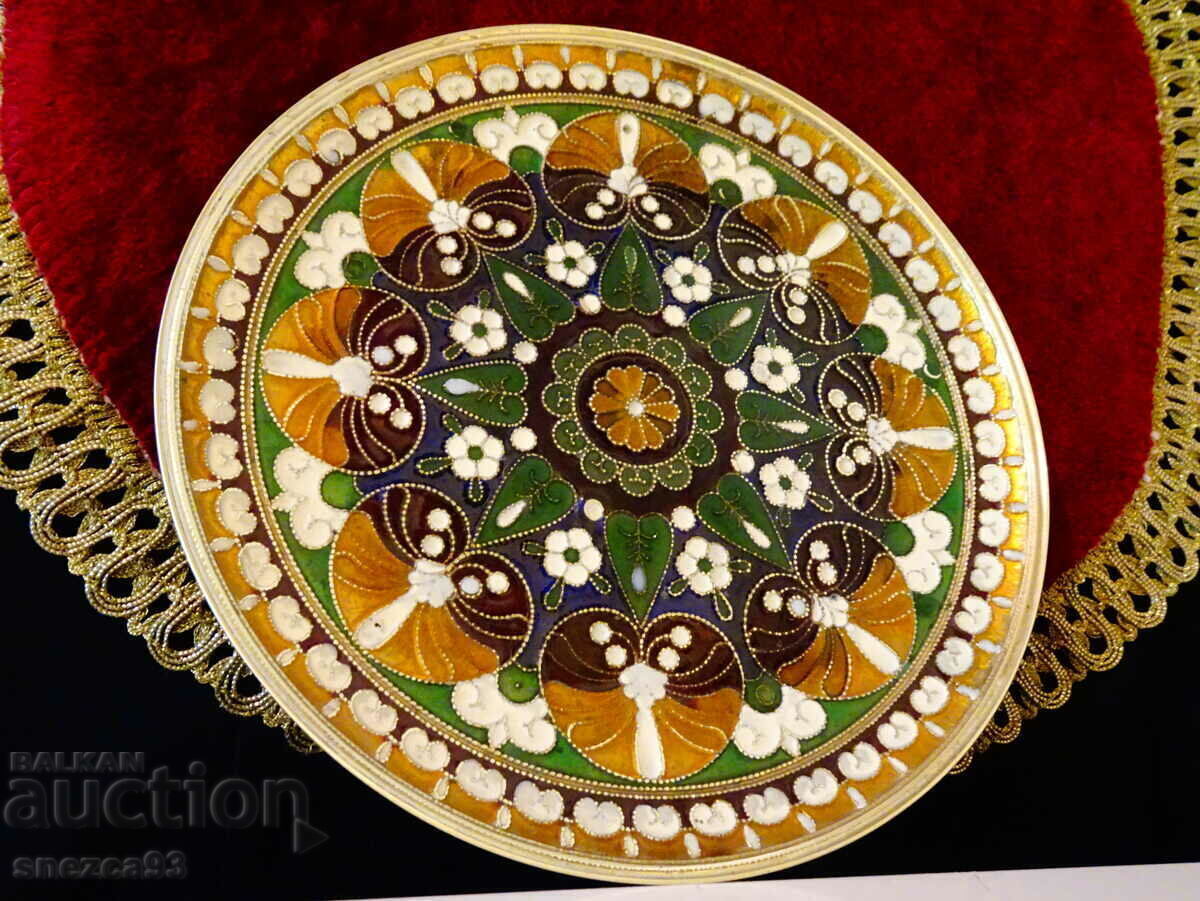 Χάλκινο πιάτο, πάνελ Cloisonné, cloisonne 480 γρ με τιμή 49.00 BGN | € 25.05 Χάλκινο πιάτο, πάνελ Cloisonné, cloisonne 480 γρ με τιμή 49.00 BGN | € 25.05