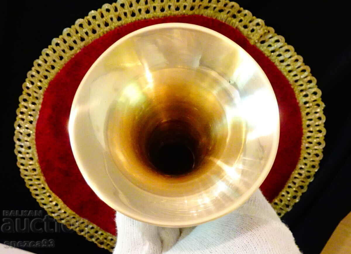 Auction Bronze decanter, vase, cellular enamel, marked. Auction Bronze decanter, vase, cellular enamel, marked.