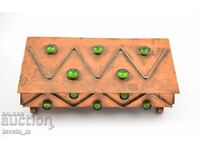 Jewelry box, handmade, copper