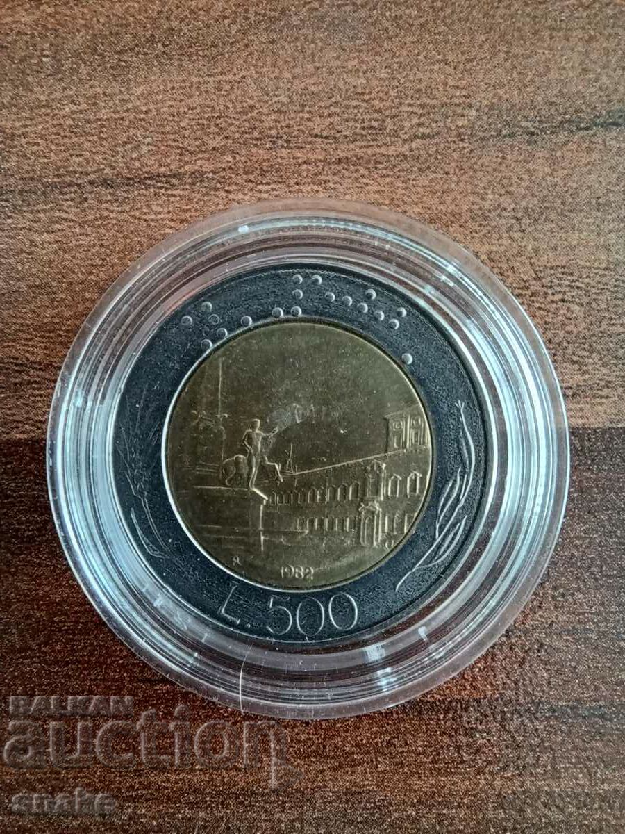 Italy 500 lire 1982