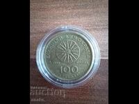 Greece 100 drachmas 1990