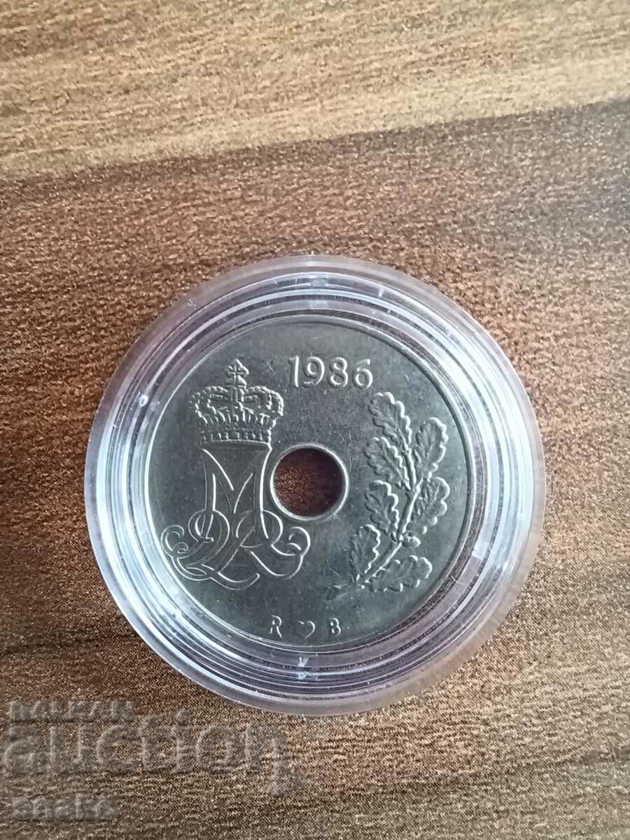 Denmark 25 Ores 1986 with price 0.99 BGN | € 0.51 Denmark 25 Ores 1986 with price 0.99 BGN | € 0.51