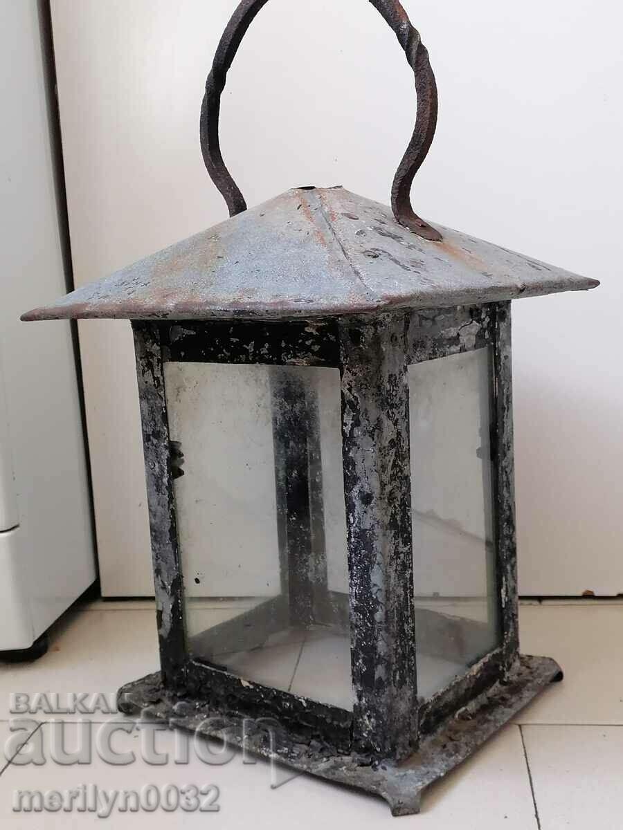 Old hand-held lantern, lamp, candela, candlestick, chandelier with price 74.00 BGN | € 37.84