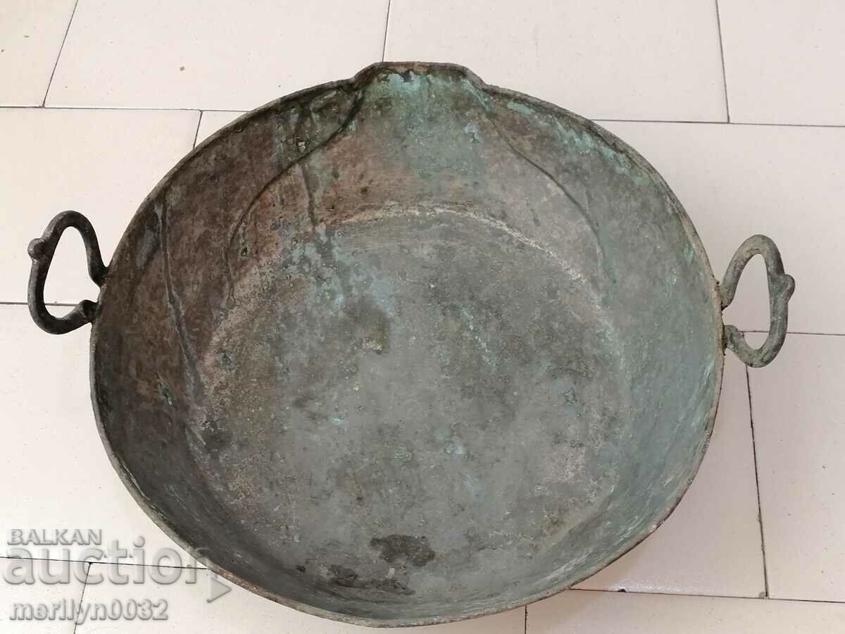 Auction Old copper tray copper vessel copper, tray, pan Auction Old copper tray copper vessel copper, tray, pan