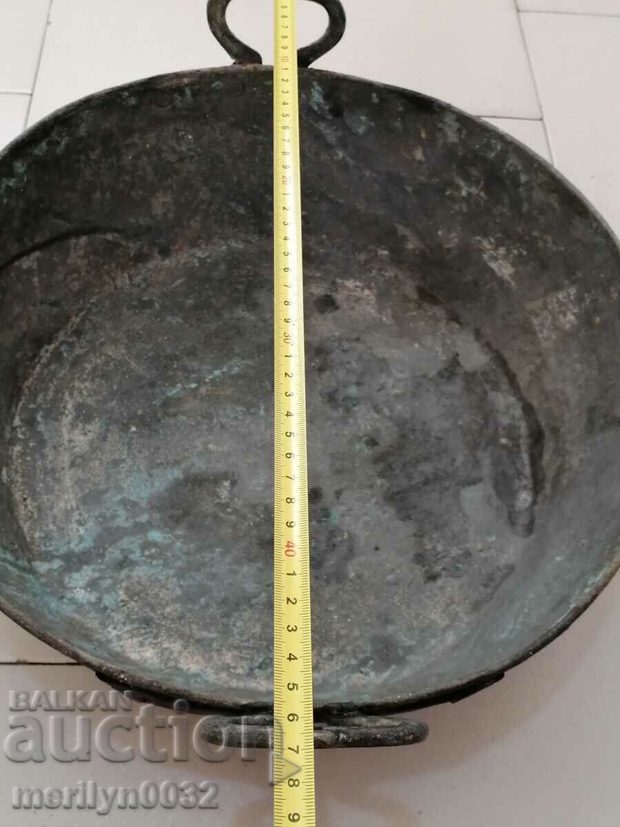 Old copper tray copper vessel copper, tray, pan - 6 Old copper tray copper vessel copper, tray, pan - 6