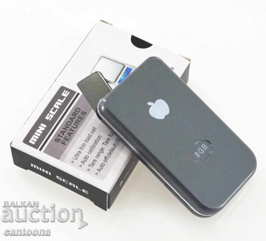 Auction Mini electronic scale 200 g x 0.01 g in the shape of an iPhone Auction Mini electronic scale 200 g x 0.01 g in the shape of an iPhone