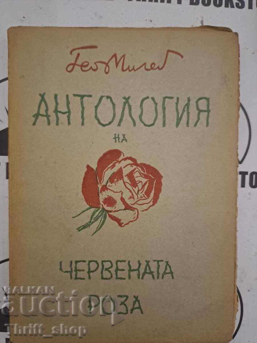 Ανθολογία του κόκκινου τριαντάφυλλου Geo Milev