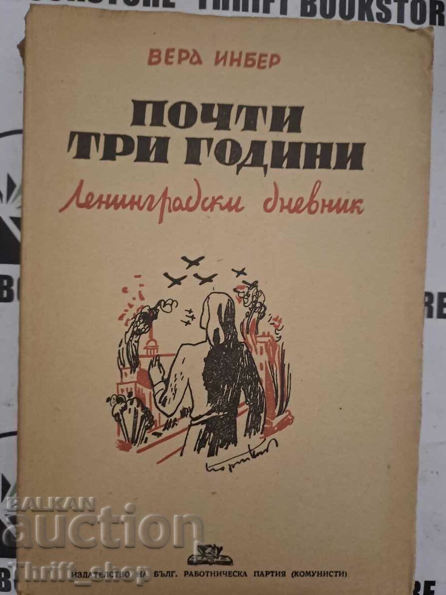 Aproape trei ani jurnal de Leningrad Vera Inber