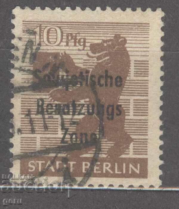 GERMANY GERMANY Soviet Occup. zone SBZ 1948 Mi203 (o)