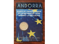 Andorra 2 euro 2022 „10 ani de acord”