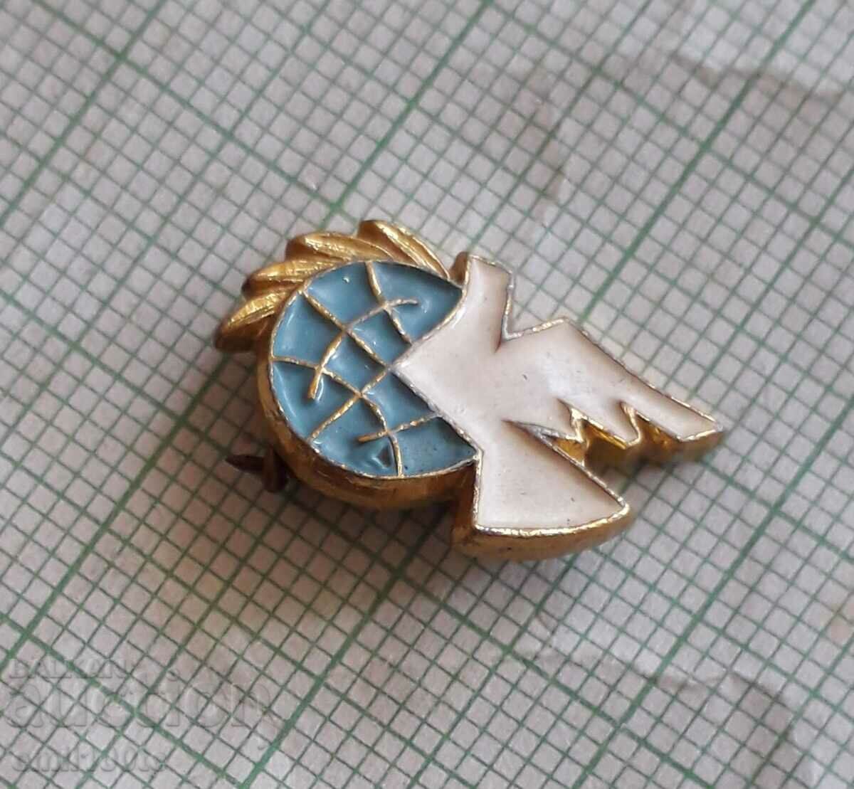 Auction Badge - Dove of Peace USSR Auction Badge - Dove of Peace USSR