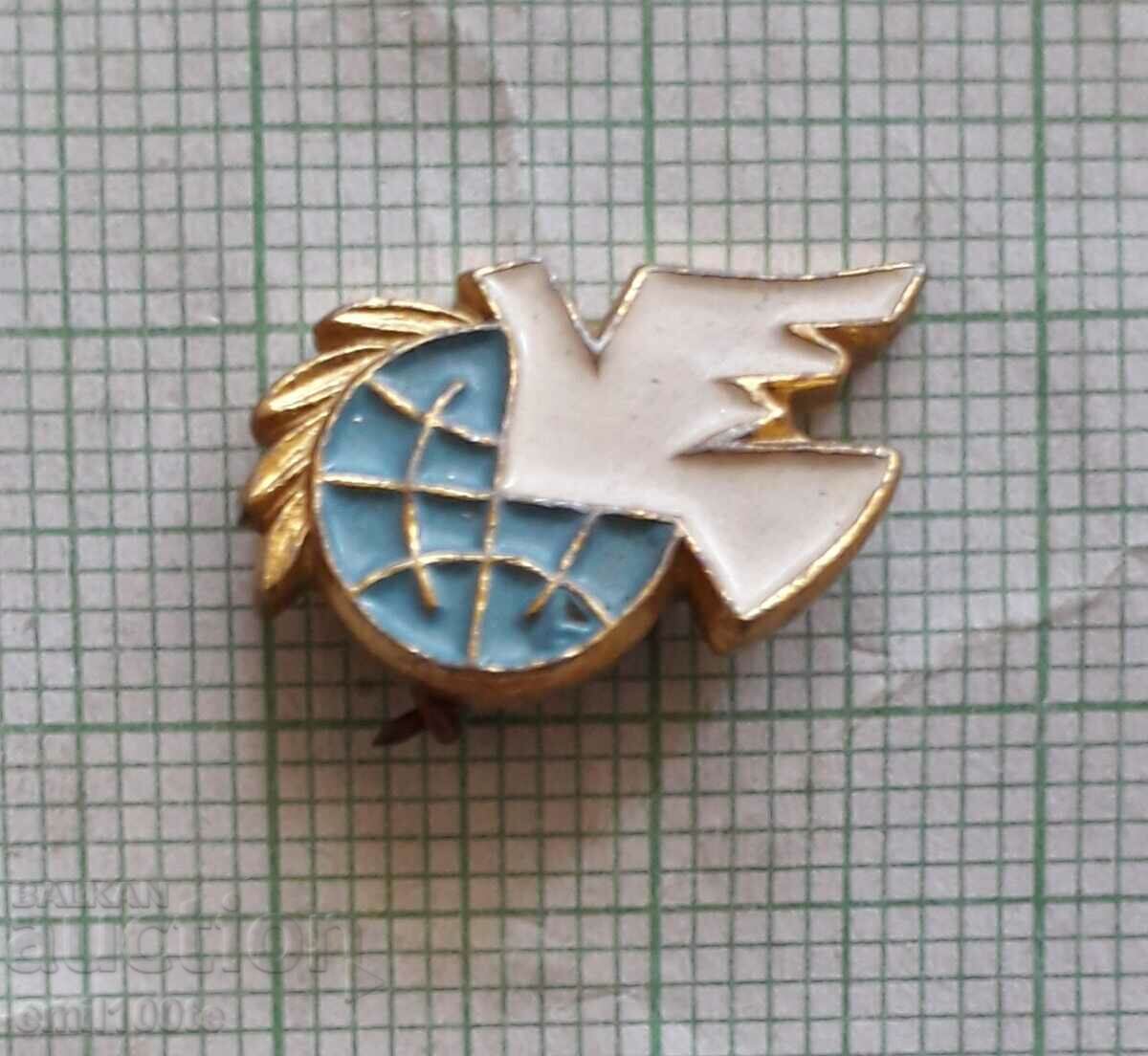 Значка- Гълъб на мира СССР