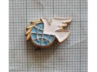 Значка- Гълъб на мира СССР
