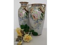 Vintage Art Deco porcelain vases