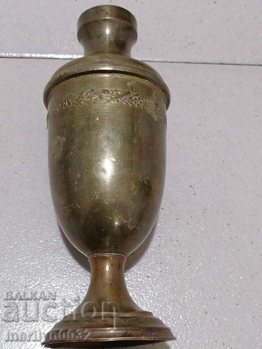 Old candle holder brass candle with price 34.00 BGN | € 17.38 Old candle holder brass candle with price 34.00 BGN | € 17.38
