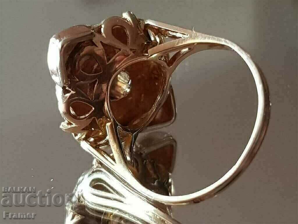 18K GOLD with DIAMONDS OLD SPAIN elegant ring - 7 18K GOLD with DIAMONDS OLD SPAIN elegant ring - 7