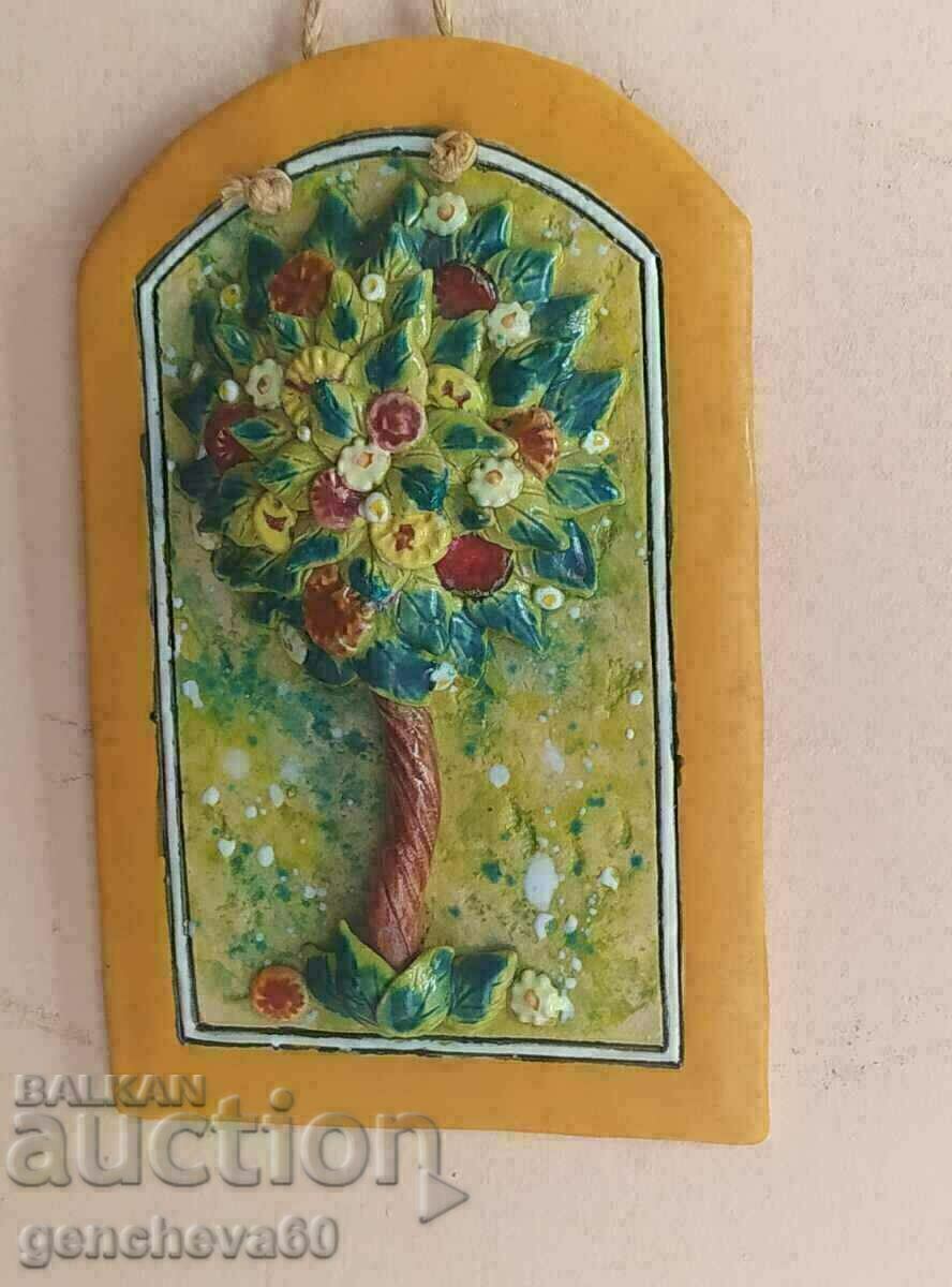 Author's embossed terracotta plate, stamp - 7 Author's embossed terracotta plate, stamp - 7