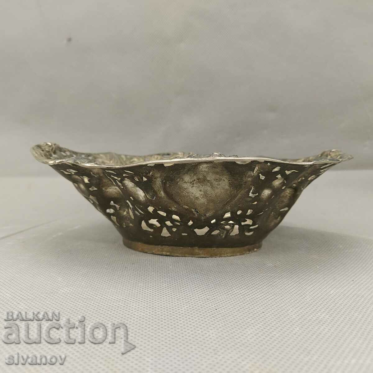 Old metal fruit bowl #0367 with price 19.99 BGN | € 10.22